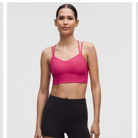 LululemonNWT Like a Cloud Ribbed Longline Bra *Light Support B/C Cup